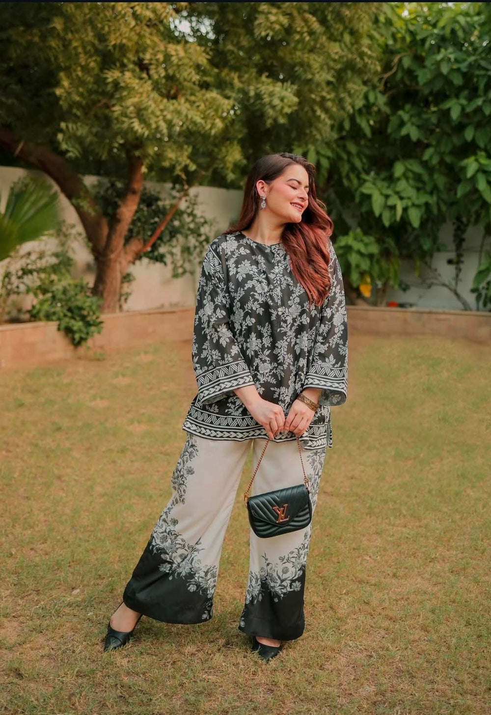 Oriel 2Pc Printed Lawn