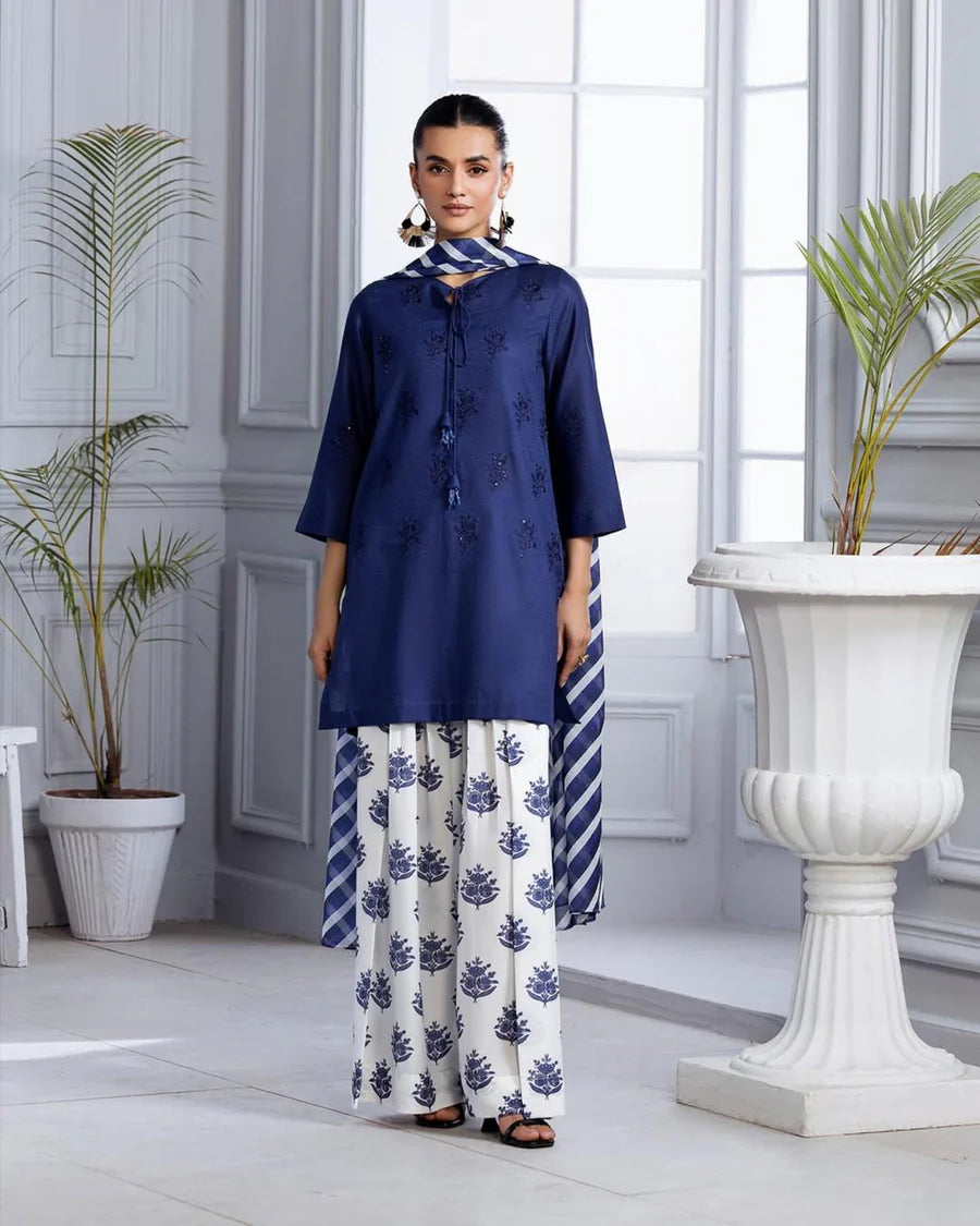 BLUE BLOOM LAWN 3PC