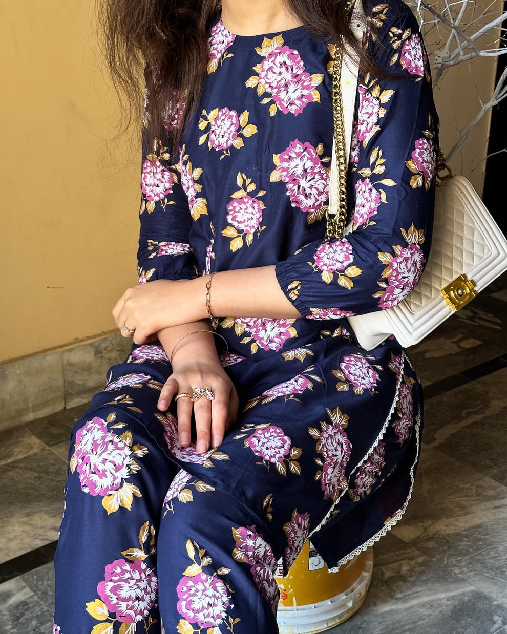 Floral Grace – Flower Printed 2PC Set