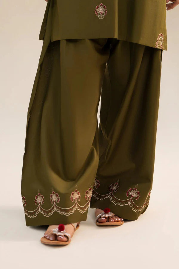 MEHNDI POCKET SET (FARSHI SHALWAR )