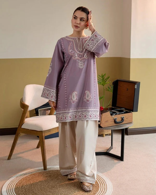 QAIFA LAWN SET ( FARSHI SHALWAR )