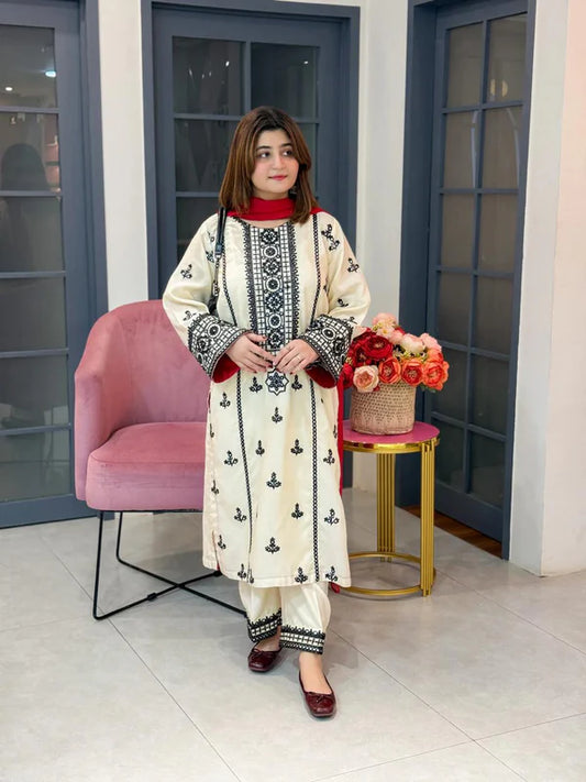 TAAJ 3PC  WINTER COLLECTION