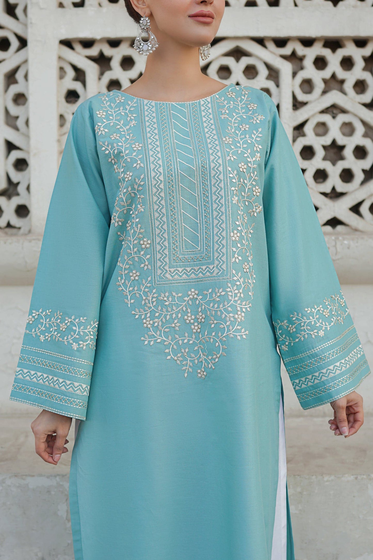RAMSHA LAWN EMB CO-ORD SET
