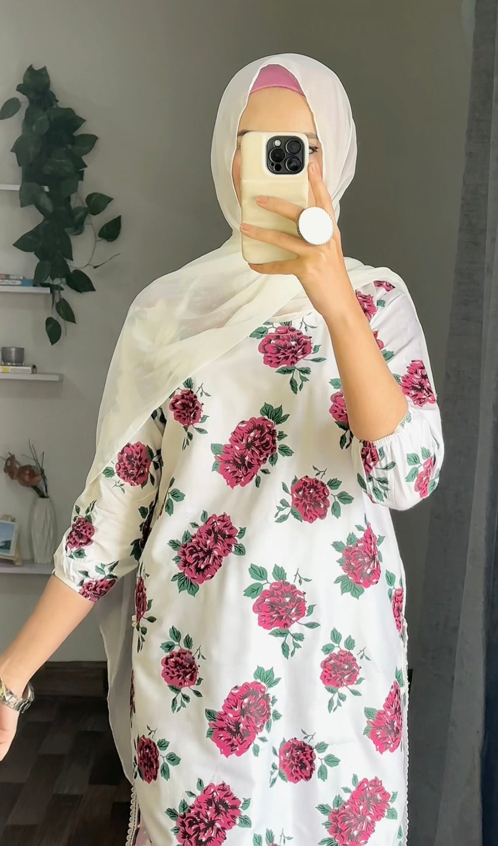 Floral Grace – Flower Printed 2PC Set