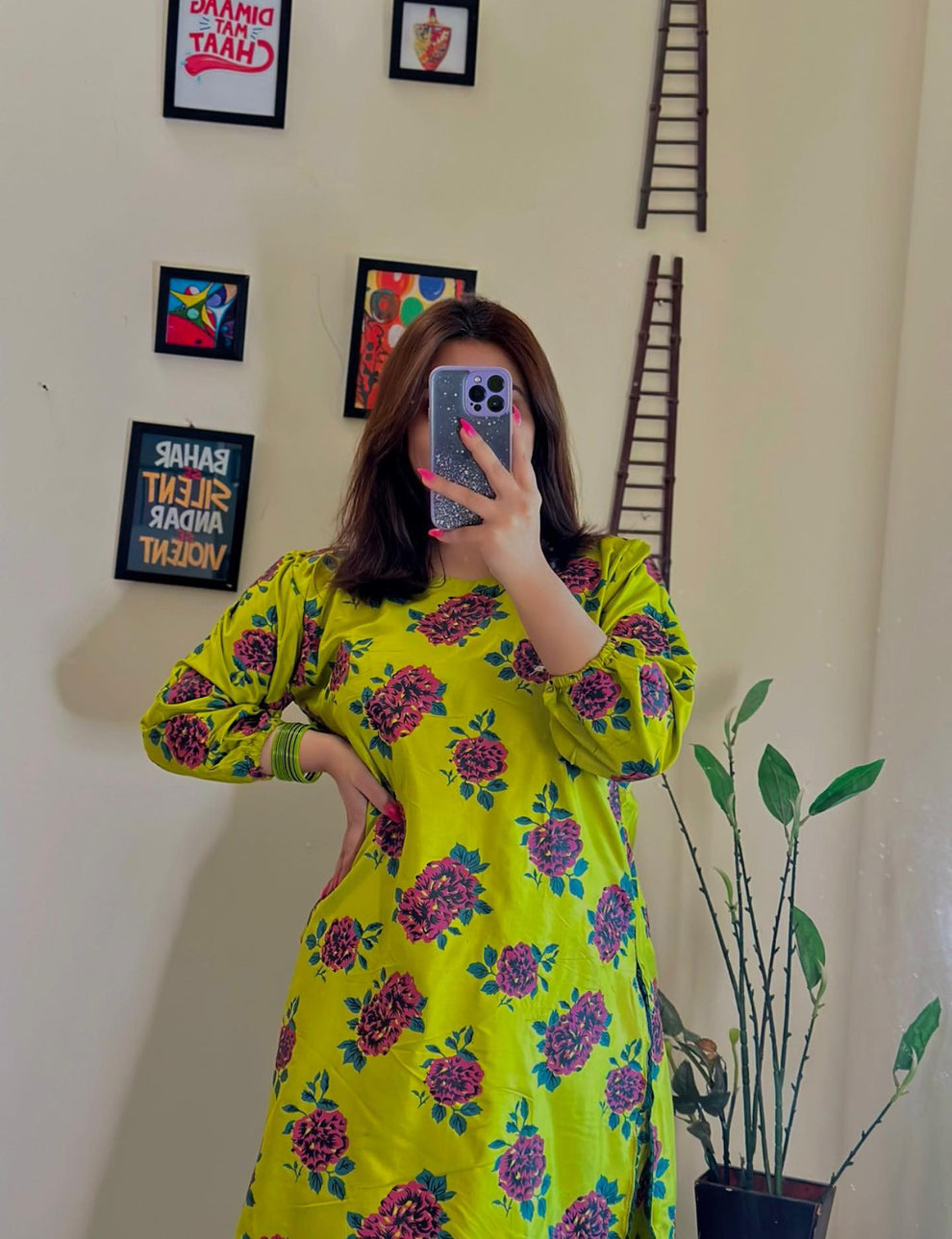 Floral Grace – Flower Printed 2PC Set