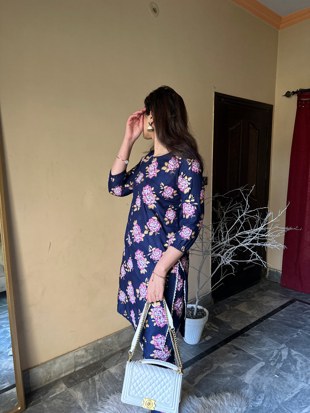 Floral Grace – Flower Printed 2PC Set