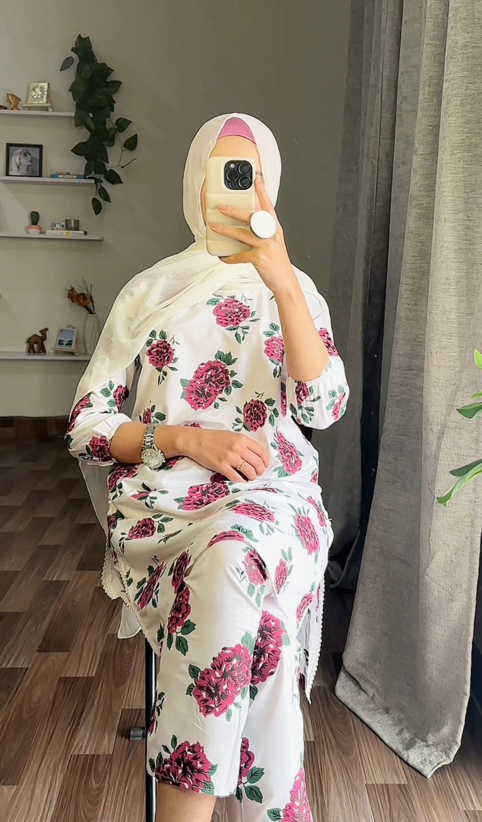 Floral Grace – Flower Printed 2PC Set