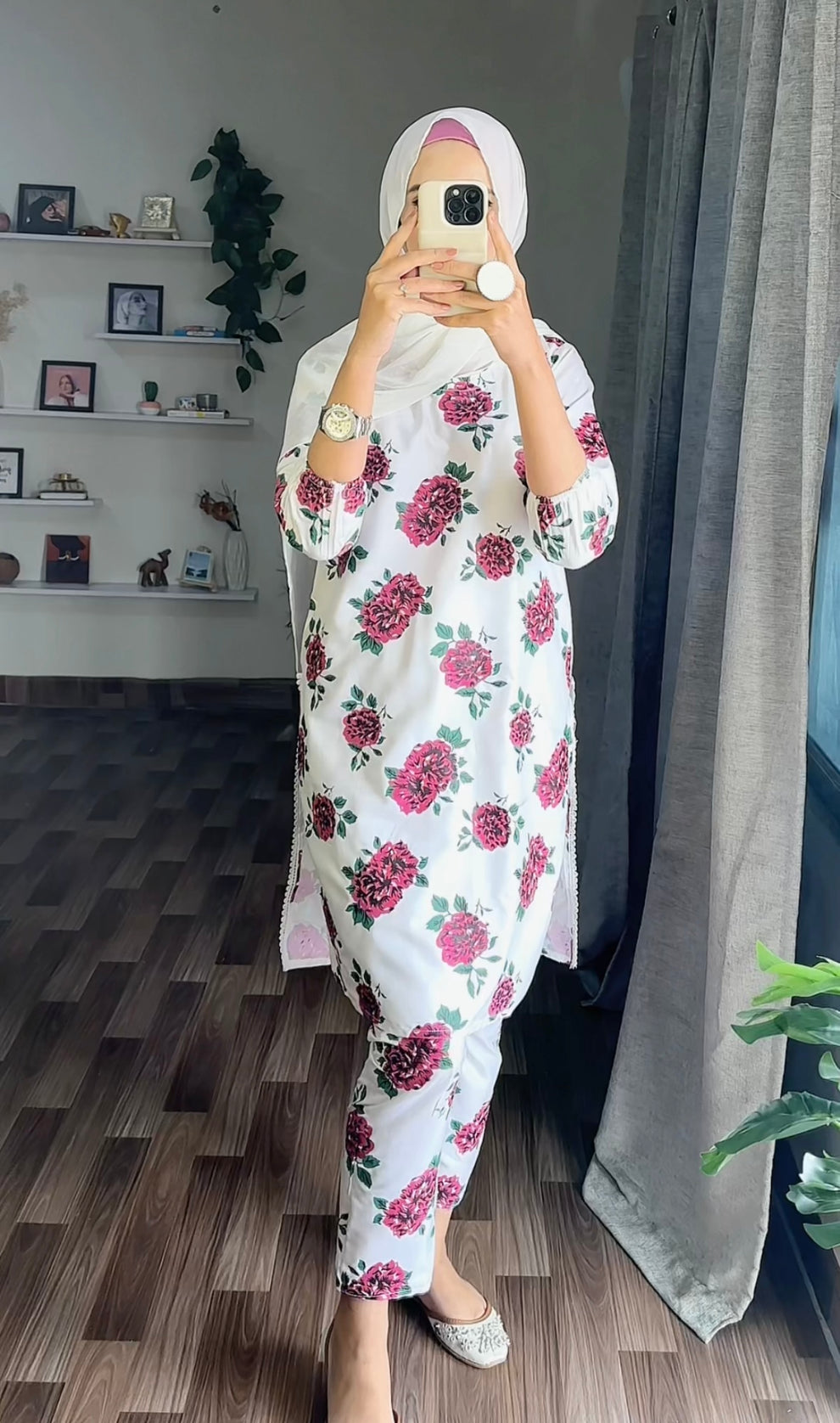 Floral Grace – Flower Printed 2PC Set