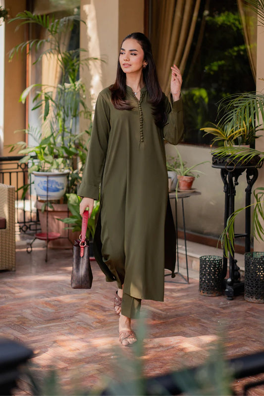 OLIVE GREEN SET 2PC