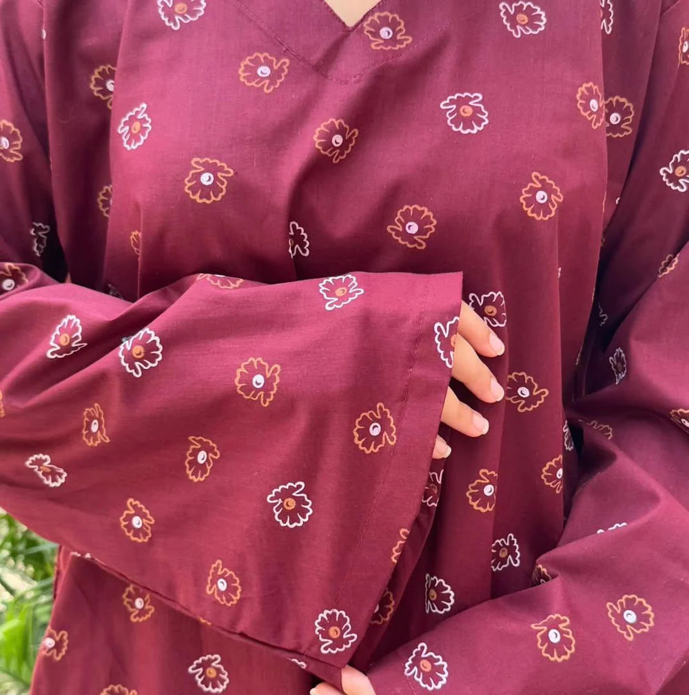 LAAL PARI CORD SET ( FARSHI SHALWAR )