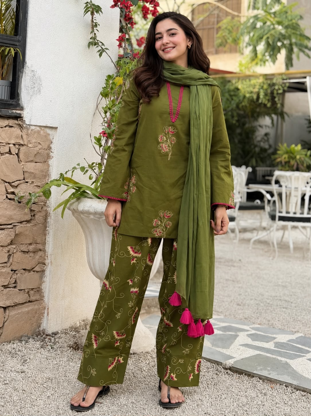 GREEN PINK 3PC