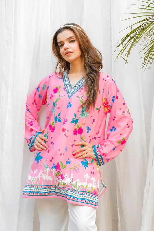 Floral Digital Print 2Pc