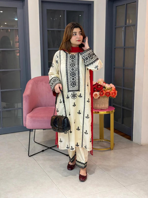 TAAJ 3PC  WINTER COLLECTION