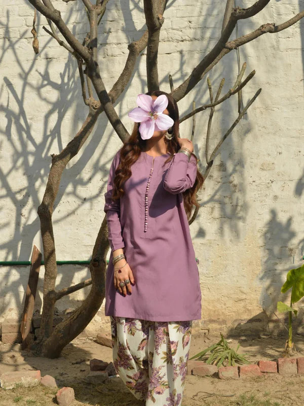JENTRE 2PC ( PRINTED FARSHI SHALWAR )