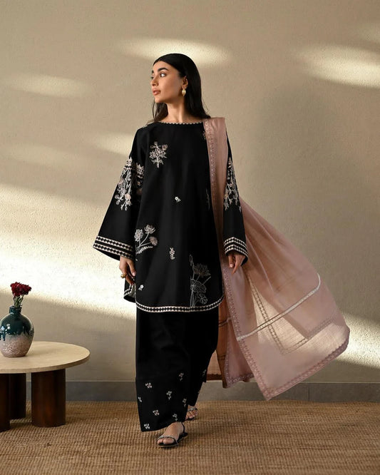 ZAIB LUXURY CO-ORD SET WITH FARSHI