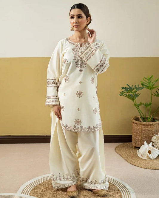 SAAZ LAWN SET ( FARSHI SHALWAR )