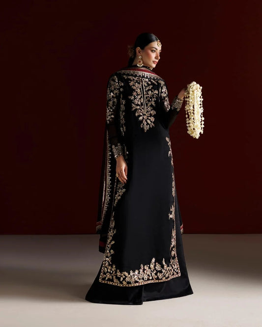 SHAFFON BLACK EMB 3PC