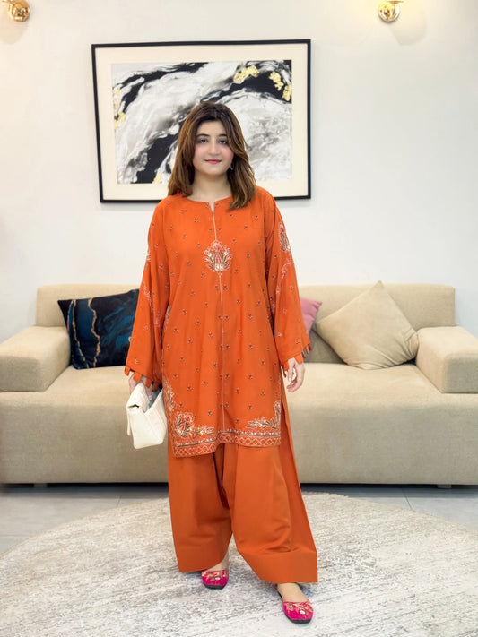 Olaaa 2pc Farshi Shalwar