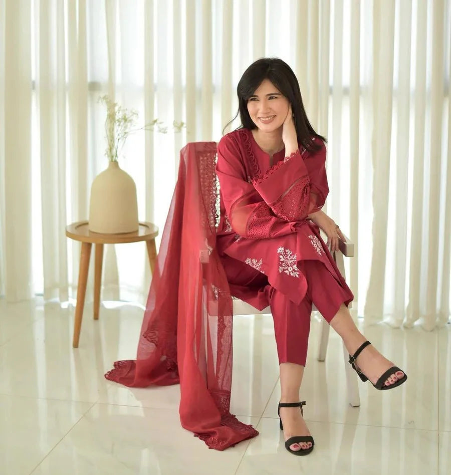 HORIYA LAWN CO-ORD SET 2Pc