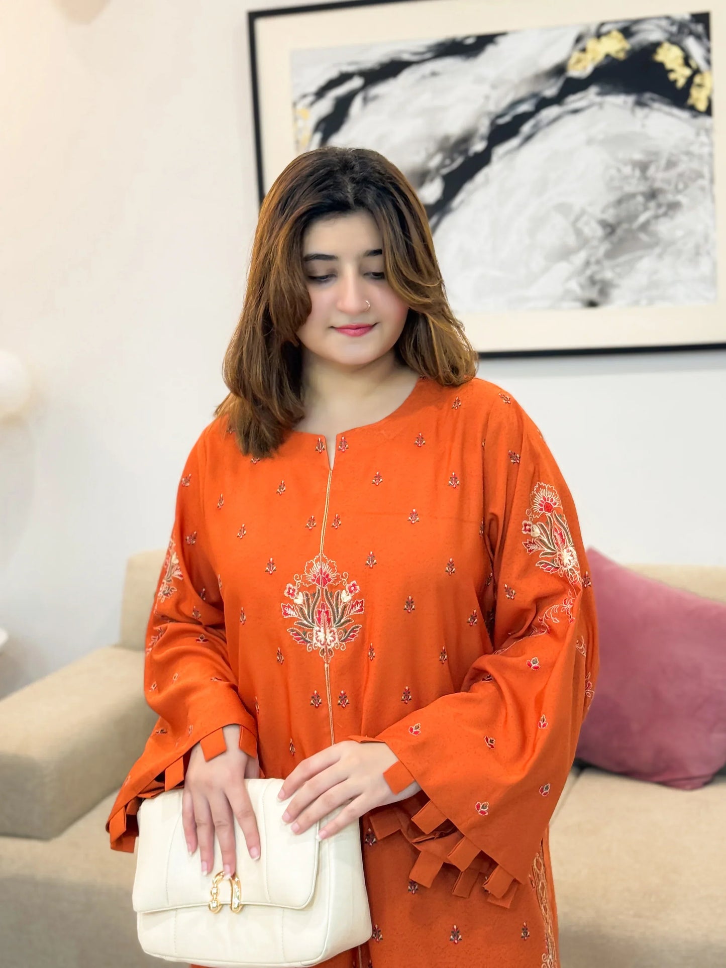 Olaaa 2pc Farshi Shalwar